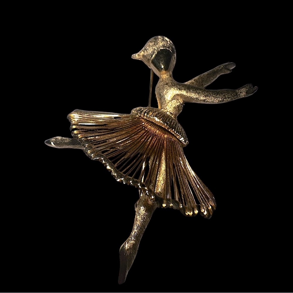 Golden Ballet Elegance By Monet